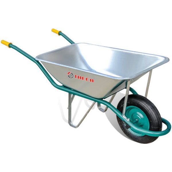 Carretilla de metal galvanizada 90 l