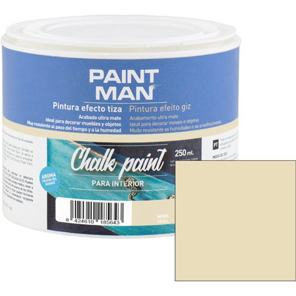 Pintura a la tiza chalk paint miel 250ml