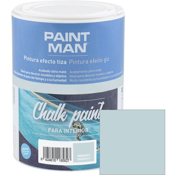 Pintura a la tiza chalk paint serenity 750ml