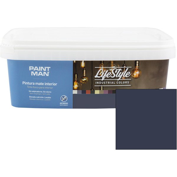 Pintura interior paintman lifestyle industrial antracita 2,5l