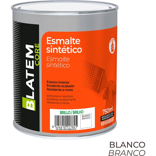 Esmalte sintético satinado blanco 750ml blatem core