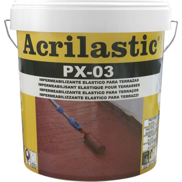 Impermeabilizante de cubiertas transitables 4 l blanco acrilastic