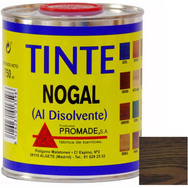 Tinte al disolvente nogal 750 ml