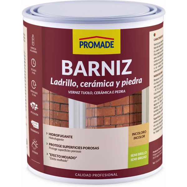 Barniz para ladrillo, cerámica y piedra sintética 750ml