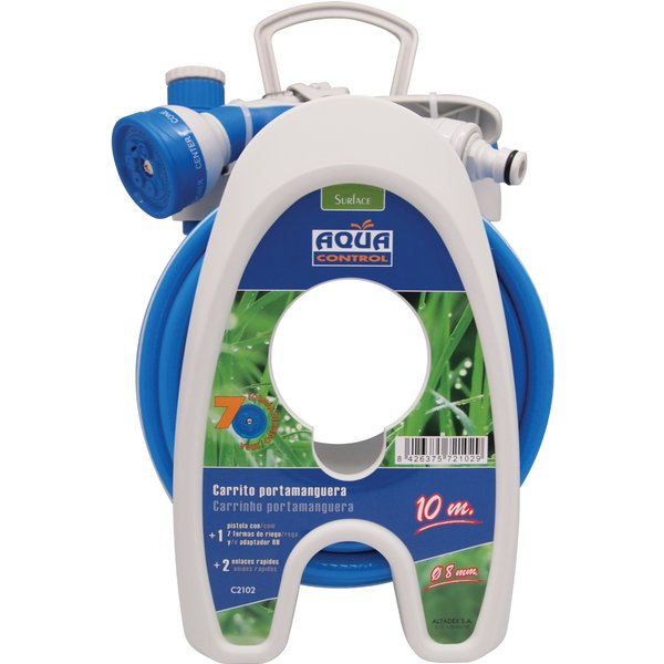 Kit portamanguera con manguera de 10m aquacontrol