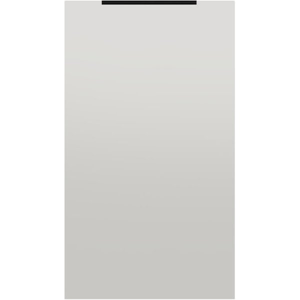 Puerta cocina premium gris nube brillo 70x40cm