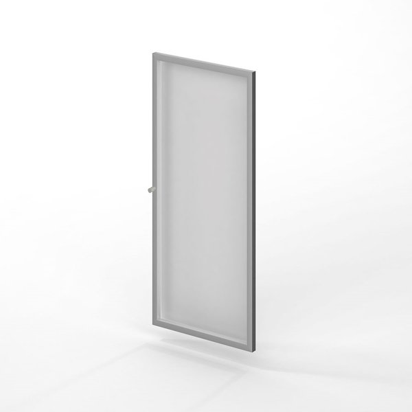 Vitrina 90x40cm aluminio