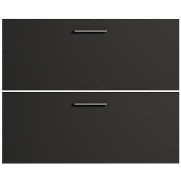 Frente de cajón cocina luxury antracita brillo 70 x 90 cm