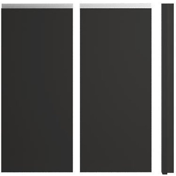Puerta rinconero bajo cocina star antracita brillo 70 x 30 cm