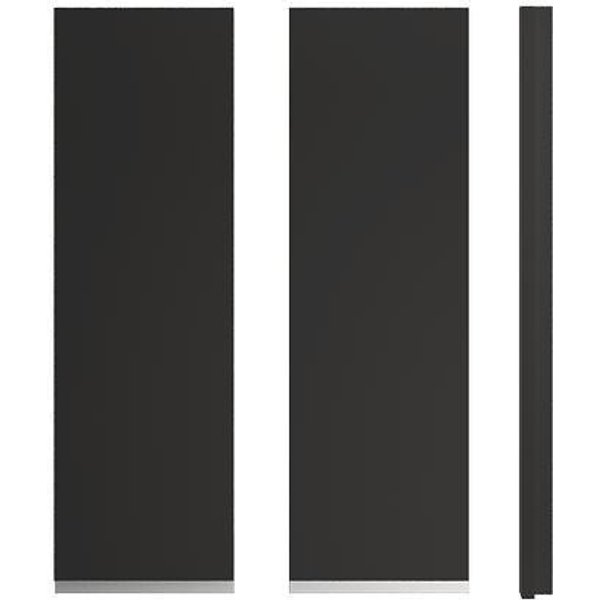 Puerta cocina star antracita brillo 90 x 25 cm
