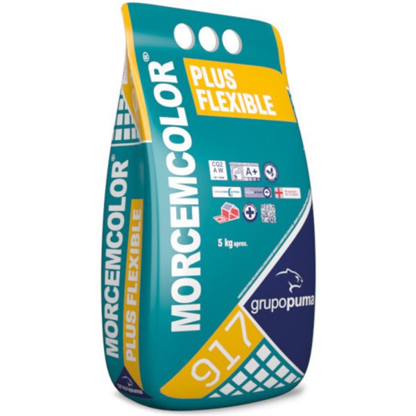 Junta morcem color plus gris macael 5 kg
