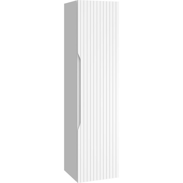 Mueble de baño auxiliar suspendido hedda color blanco 140x35x32cm