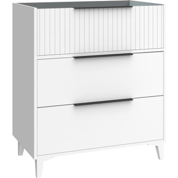 Mueble de baño delia color blanco mate 80x45cm algicocina