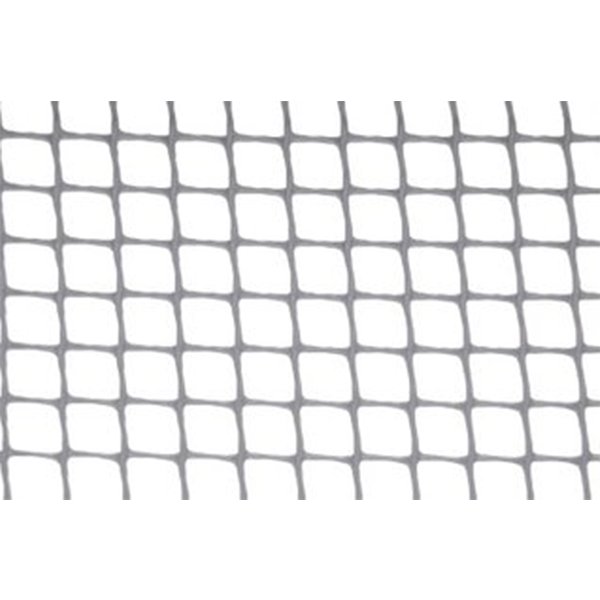 Malla plástico gris hueco 10x10 mm 1x5 m