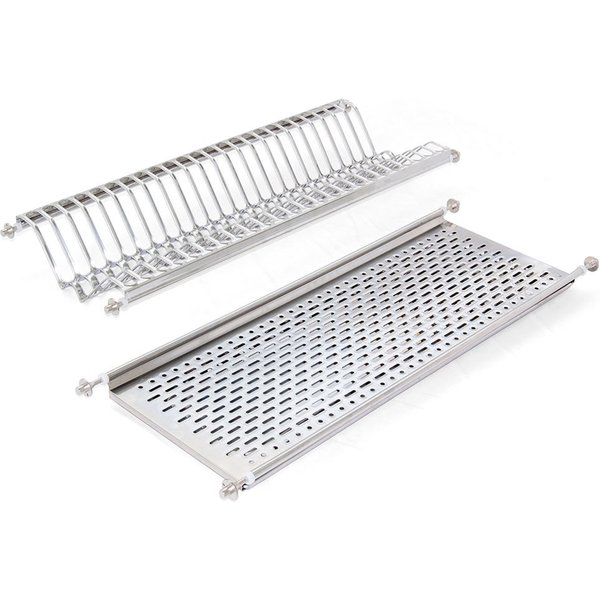 Kit escurreplatos-vasos inox 60 cm
