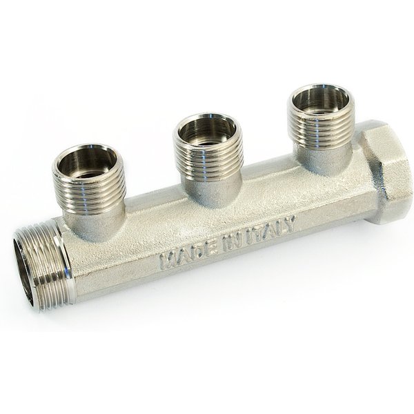 Colector 3/4" 3 salidas 1/2" 16mm+ 3 adaptadores multicapa