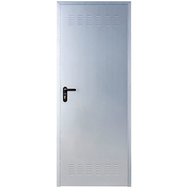 Puerta multiusos con rejilla derecha 210x80cm