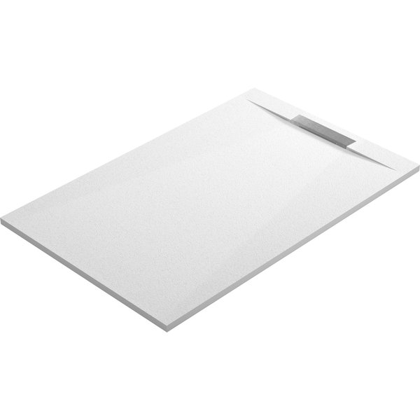 Plato ducha saona pizarra blanco 80x160x2,5cm