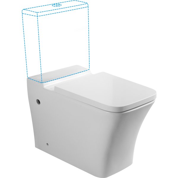 Taza wc con salida dual atenas sanidur