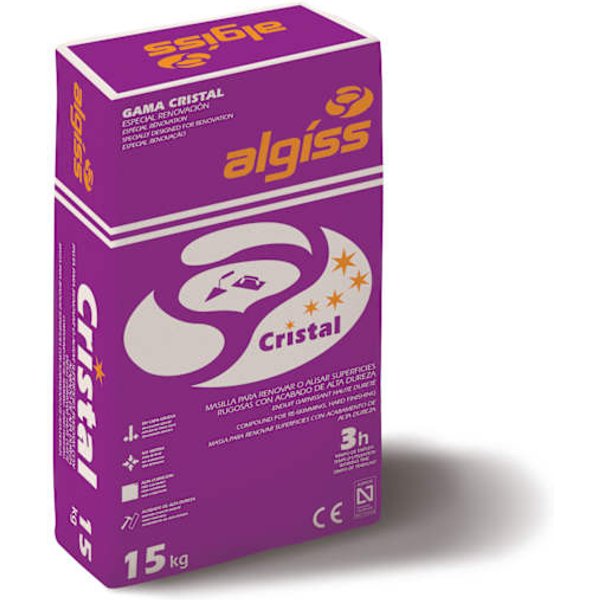 Masilla renovación y alisado superficies rugosas alta dureza 15 kg algíss