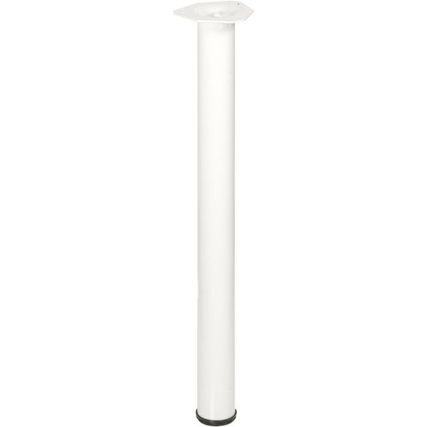 Kit 4 patas redondas blancas 60 x 710 mm