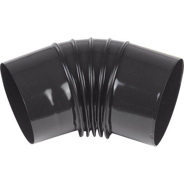 Codo esmaltado negro 45º ø 120 mm