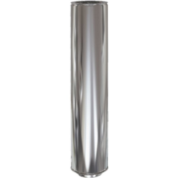 Tubo pellet doble capa ø 80 mm 1 m