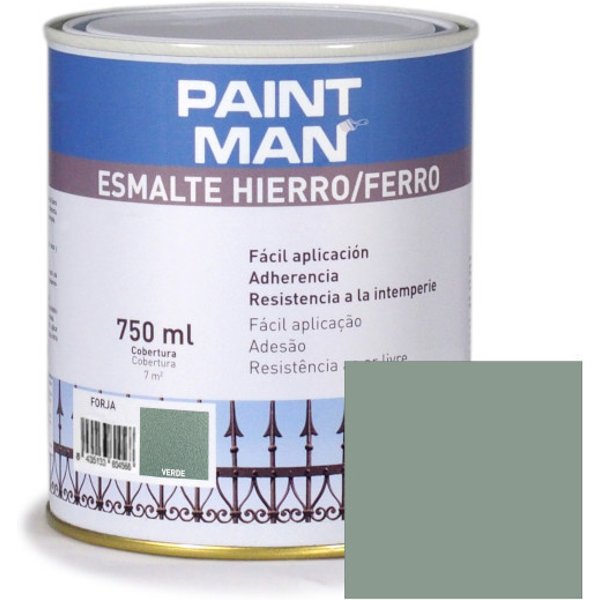 Esmalte hierro forja verde paintman 750 ml