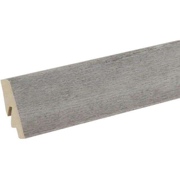 Rodapié madera gris ranurado 225x8x1,5cm