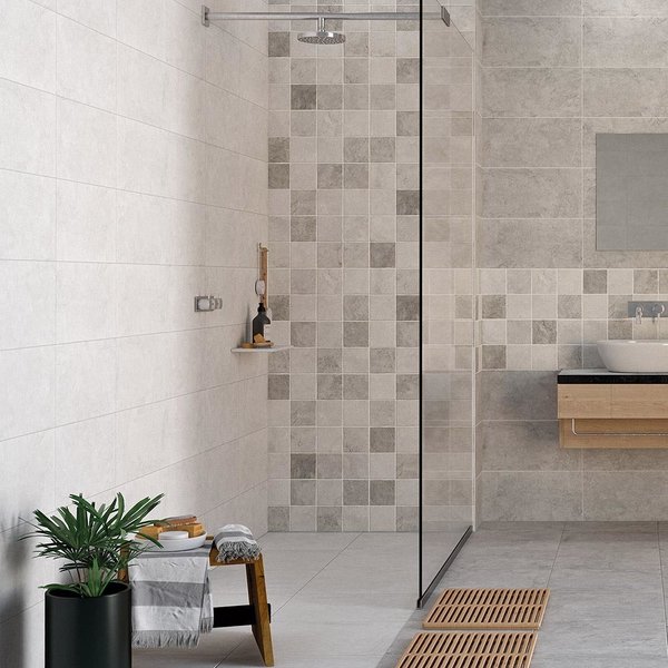Azulejo bayaz gris