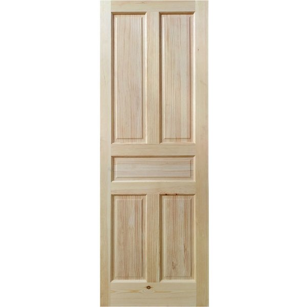 Puerta de interior 5 paños derecha 203 x 62,5 cm