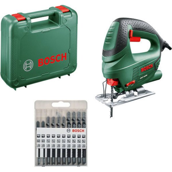 Sierra de calar 500w bosch + 10 hojas de calar madera