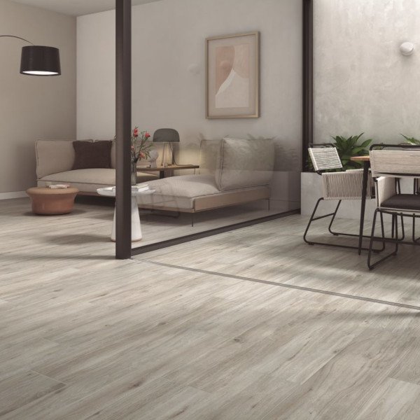 Suelo porcelánico gran formato madera gris 23x120cm c3 toran
