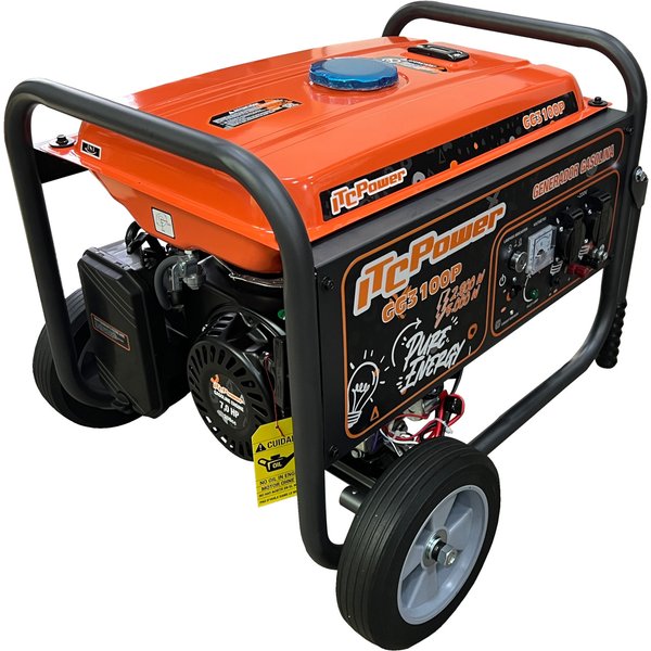 Generador a gasolina 7hp gg3100p 3000w itcpower