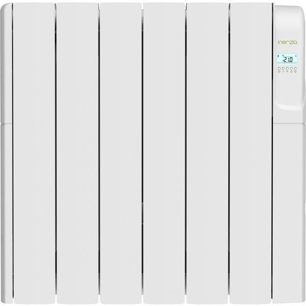Emisor fluido eris+ 1200w con programación diaria/semanal inerzia