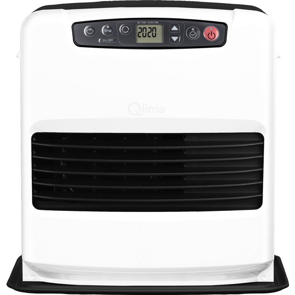 Estufa de parafina electrónica 3500w blanco/negro qlima