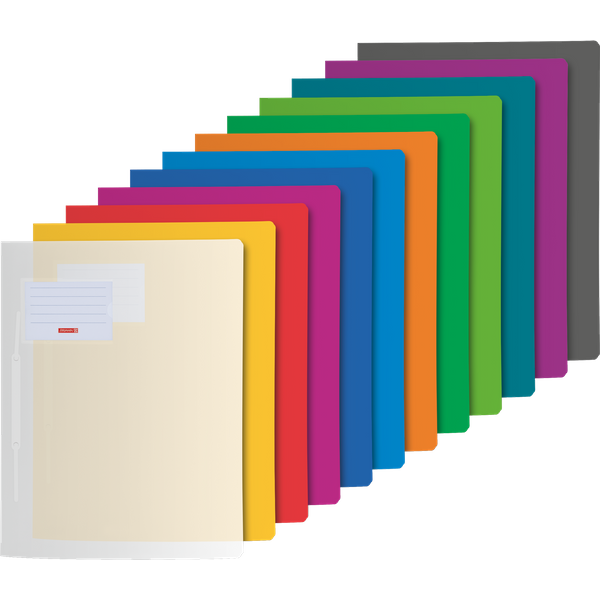 Schnellhefter-Set FACT!pp | A4, Füllhöhe: 10 mm, sortiert, 12 Stück