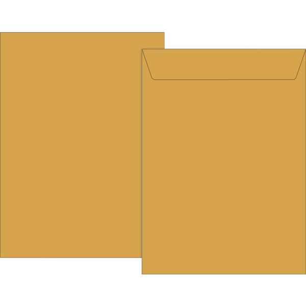 Versandtaschen | 229×324 mm, C4, 90 g/m², braun, 100 Stück