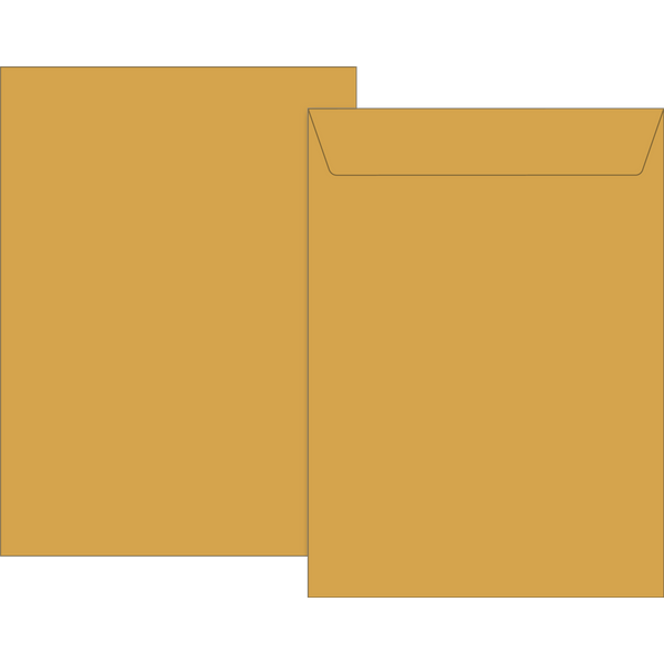 Versandtaschen | 229×324 mm, C4, 90 g/m², braun, 10 Stück