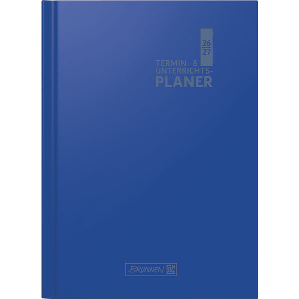 Lehrerkalender 2026/2027 Termin- & Unterrichtsplaner | A4, Kunststoff, blau