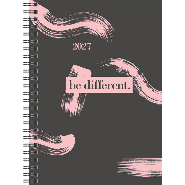 Buchkalender Design Line Mod. Timing 1 2027 „be different“ | A5, Papier