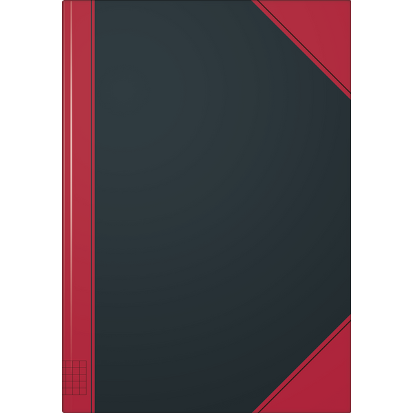 Notizbuch Chinabuch | A4, kariert, schwarz