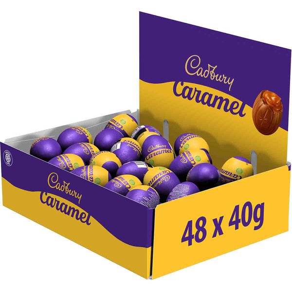Cadbury Caramel Chocolate Eggs 40g (Box of 48)