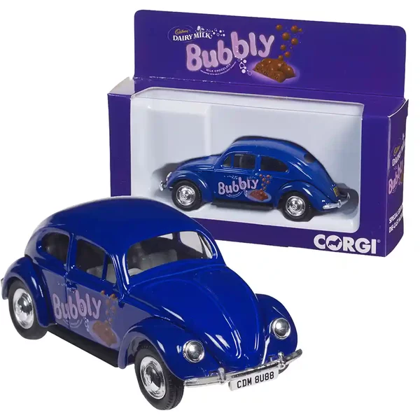 Cadbury Dairy Milk Bubbly VW Beetle Corgi Car