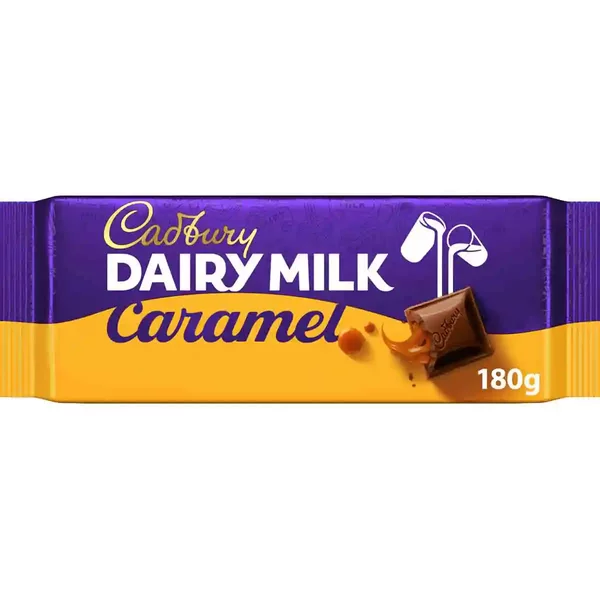 Dairy Milk Caramel Chocolate Bar 180g