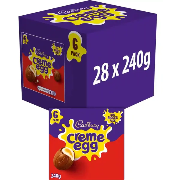 Creme Egg 6 Pack 240g (Box of 28)