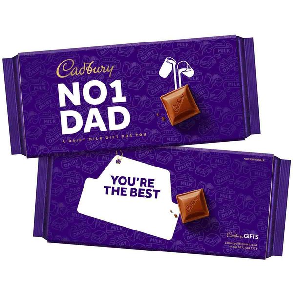 Cadbury Dairy Milk No.1 Dad Chocolate Bar 180g