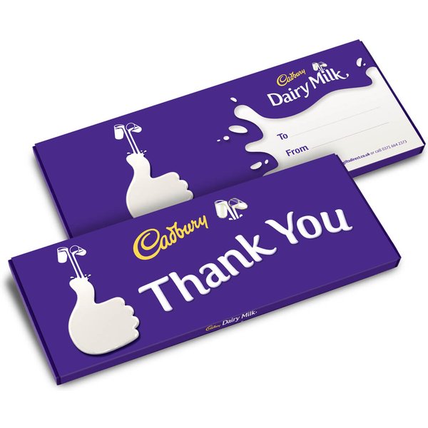 Cadbury Dairy Milk Thank You Chocolate Bar 850g