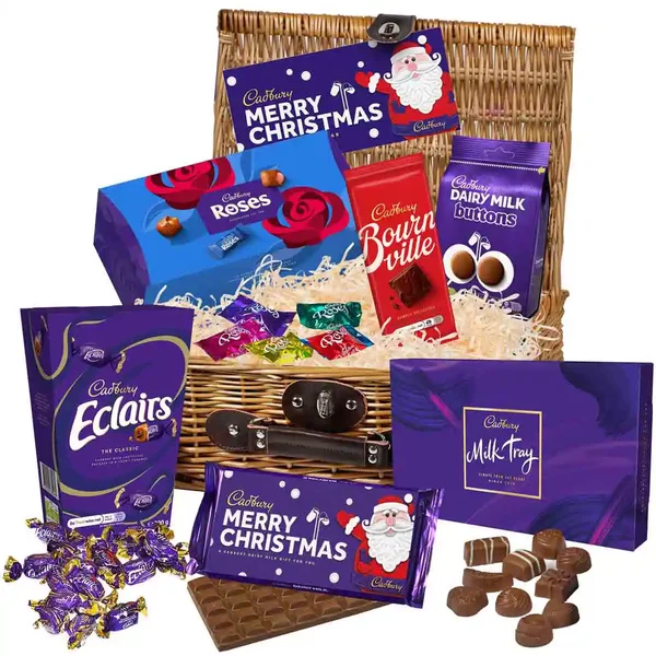 Cadbury Merry Christmas Chocolate Basket