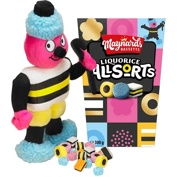 Maynards Bassets Liquorice Allsorts & Bertie Doll Soft Toy